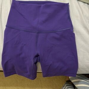 Lululemon align high rise bike shorts size 2